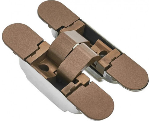 Петля скрытая K1019 3D 110*61,45*26,8/21,2 Бронза (универс., 20 кг)