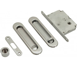 Замок Купе Bravo SL-2 C Хром (фикс., с ручкой)