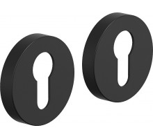 Накладка цилиндровая на круглой розетке Bravo System R012Y МатЧерный