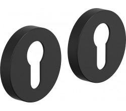 Накладка цилиндровая на круглой розетке Bravo System R012Y МатЧерный