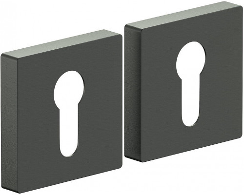 Накладка цилиндровая на квадратной розетке Bravo AS-6CL Sgraphite