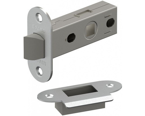 Защелка пластиковый язычок Bravo P-1R SC МатХром