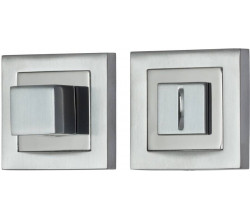 Фиксатор на квадратной розетке Bravo A/Z-2WC SC МатХром