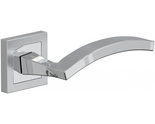 Ручка на квадратной розетке Bravo A-206 SC/C МатХром/Хром (алюм.)