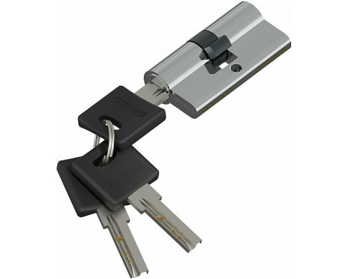 Цилиндр ключ/ключ Bravo AРK-60-30/30 C Хром (алюм., 3 ключа)