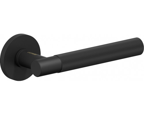 Ручка на круглой розетке Bravo AR-503 SBlack (алюм.)