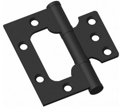 Петля без врезки стальная 2BB 75*63*2,5 W МатЧерный (универс.)