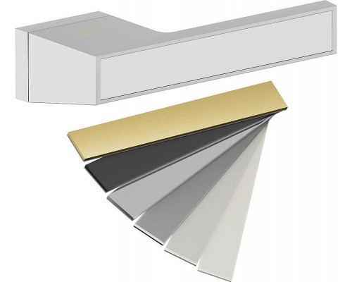 Ручка на прямоугольной розетке Bravo AS2-612 Chrome/7D