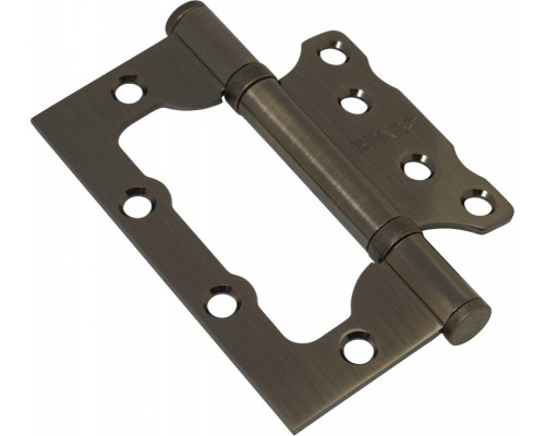 Петля без врезки стальная Bravo F-4-2BB 100*75*2,5 AB Бронза (универс.)