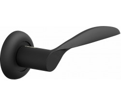 Ручка на круглой розетке Bravo A-420 SB МатЧерный (алюм.)