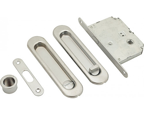 Замок Купе Bravo SL-2 SC МатХром (фикс., с ручкой)