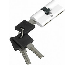 Цилиндр ключ/ключ Bravo AРK-60-30/30 W Белый (алюм., 3 ключа)