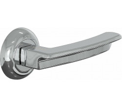 Ручка на круглой розетке Bravo A-493 C Хром (алюм., 8*100 мм, пром.)