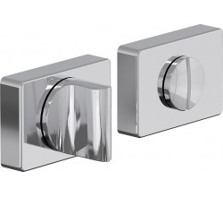 Фиксатор на прямоугольной розетке System R015W6 Хром