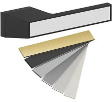 Ручка на прямоугольной розетке Bravo AS2-612 SBlack/7D