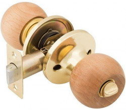 Ручка-зaщелка ЗШ-03 Светлое дерево (без кл)