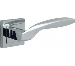 Ручка на квадратной розетке Bravo A-209 C Хром (алюм.)