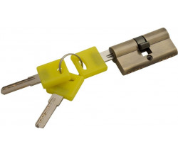 Цилиндр ключ/ключ Bravo ZK-60-30/30 AB Бронза (ЦАМ, 3 ключа)