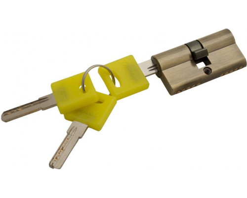 Цилиндр ключ/ключ Bravo ZK-60-30/30 AB Бронза (ЦАМ, 3 ключа)