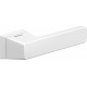 Ручка на прямоугольной розетке System Coral HA200RO15 МатБелый