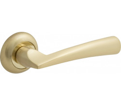 Ручка на круглой розетке Bravo A-480 SG МатЗолото (алюм.)