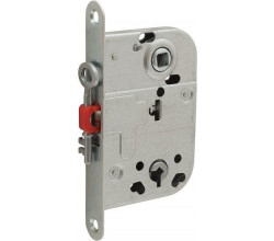 Замок стальной язычок Фин 114 C Хром (отв.планка 0045)