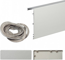 Маскировочная планка для системы Herkules Glass Серебристый 2100