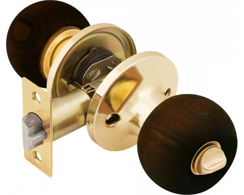 Ручка-зaщелка ЗШ-03 Темное дерево (без кл)