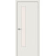 Ламинированная межкомнатная дверь «Гост-9» Л-14 (Белый) остекление Magic Fog