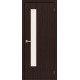 Ламинированная межкомнатная дверь «Гост-9» Л-13 (Венге) остекление Magic Fog