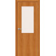Ламинированная межкомнатная дверь «Гост-7» Л-12 (МиланОрех) остекление Magic Fog