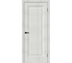 Дверь межкомнатная из эко шпона «Прима-0» Bianco Melinga глухая