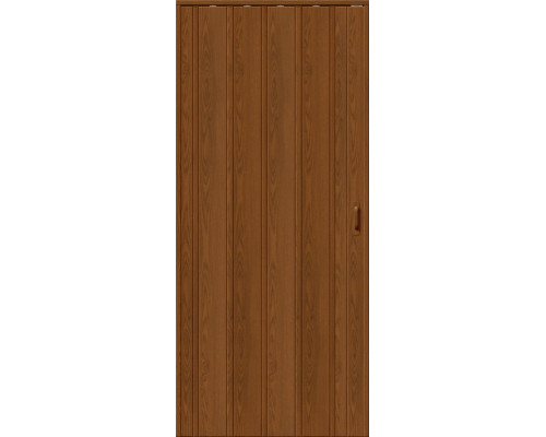 Дверь межкомнатная из ПВХ складная «ДСК 007» Миланский Орех