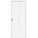 Дверь межкомнатная складная «Браво-20» White Silk глухая