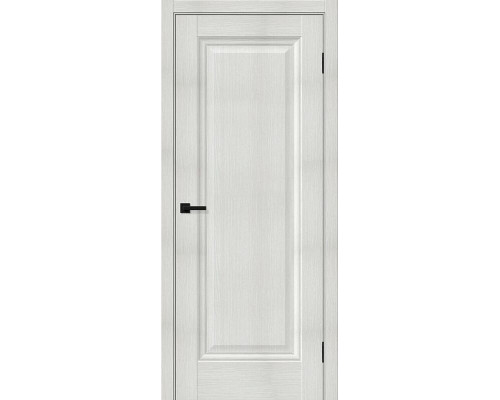 Дверь межкомнатная из эко шпона «Прима-0» Bianco Melinga глухая