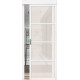 Дверь раздвижная из эко шпона «Твигги-11.3» Snow Melinga остекление Magic Fog