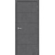 Дверь межкомнатная из эко шпона «Граффити-1.Д» Slate Art глухая