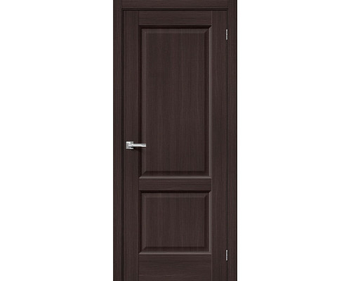 Дверь межкомнатная из эко шпона «Неоклассик-32» Wenge Melinga глухая