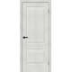 Дверь межкомнатная из эко шпона «Прима-2» Bianco Melinga глухая