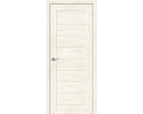 Дверь межкомнатная из эко шпона «Браво-21» Nordic Oak глухая