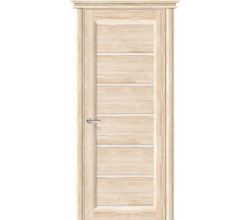 Дверь межкомнатная из Массива сосны без отделки «М2» стекло Белое матовое