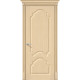 Дверь межкомнатная шпонированная «Афина» Ф-22 (БелДуб) (Шпон файн-лайн) глухая