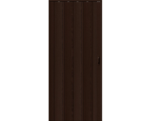 Дверь межкомнатная из ПВХ складная «ДСК 007» Венге