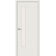 Ламинированная межкомнатная дверь «Гост-9» Л-14 (Белый) остекление Magic Fog