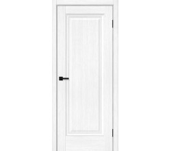 Дверь межкомнатная из эко шпона «Прима-0» Snow Melinga глухая