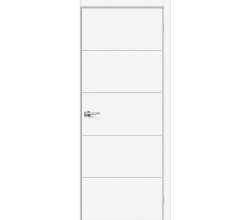 Дверь межкомнатная «Граффити-2.Д.П» White Silk глухая