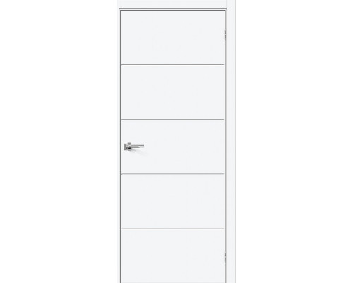 Дверь межкомнатная «Граффити-2.Д.П» White Silk глухая