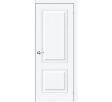 Дверь межкомнатная «Классик-12» White Silk глухая