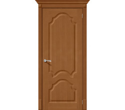 Дверь межкомнатная шпонированная «Афина» Орех Ф-11 (Шпон файн-лайн) глухая