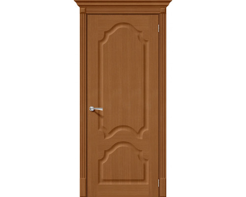 Дверь межкомнатная шпонированная «Афина» Орех Ф-11 (Шпон файн-лайн) глухая